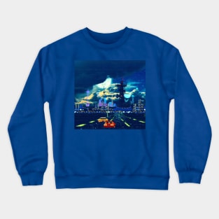 Asteroid City Racer Retrowave Crewneck Sweatshirt